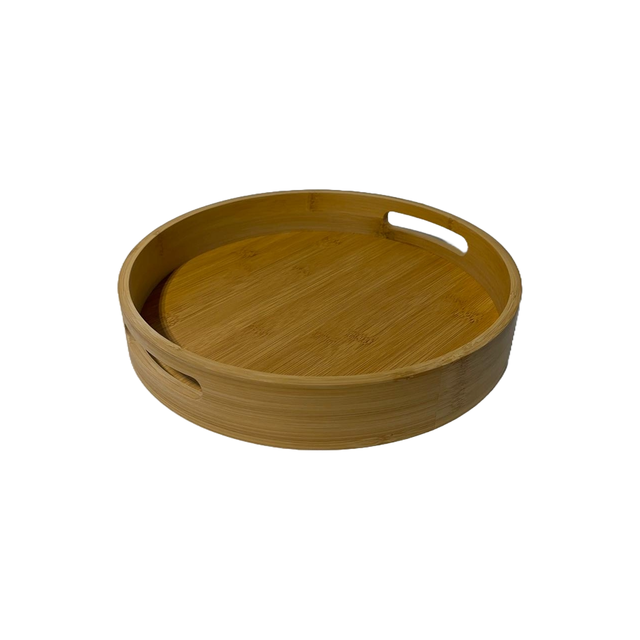 Circle Wooden Trays (Set of 2)