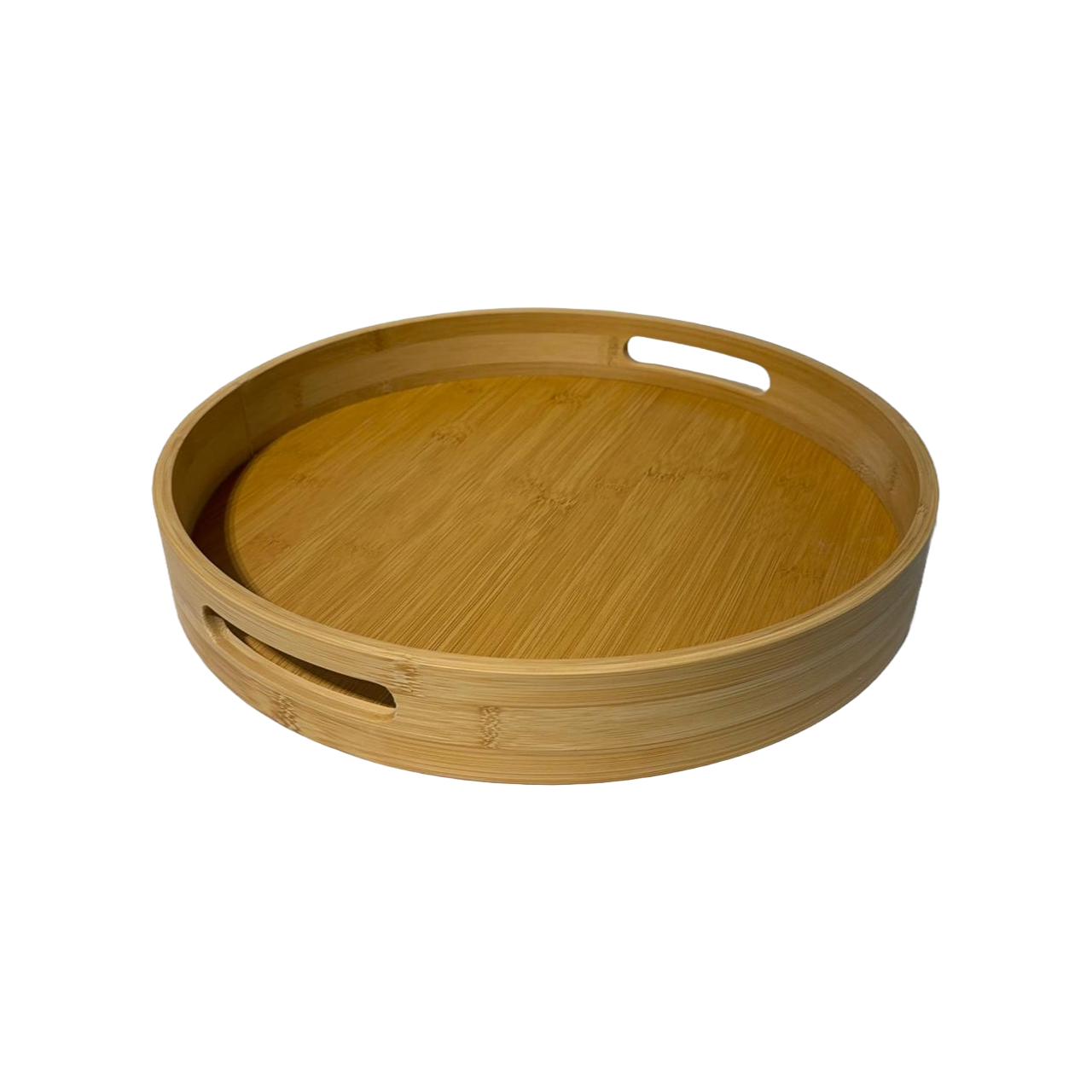 Circle Wooden Trays (Set of 2)