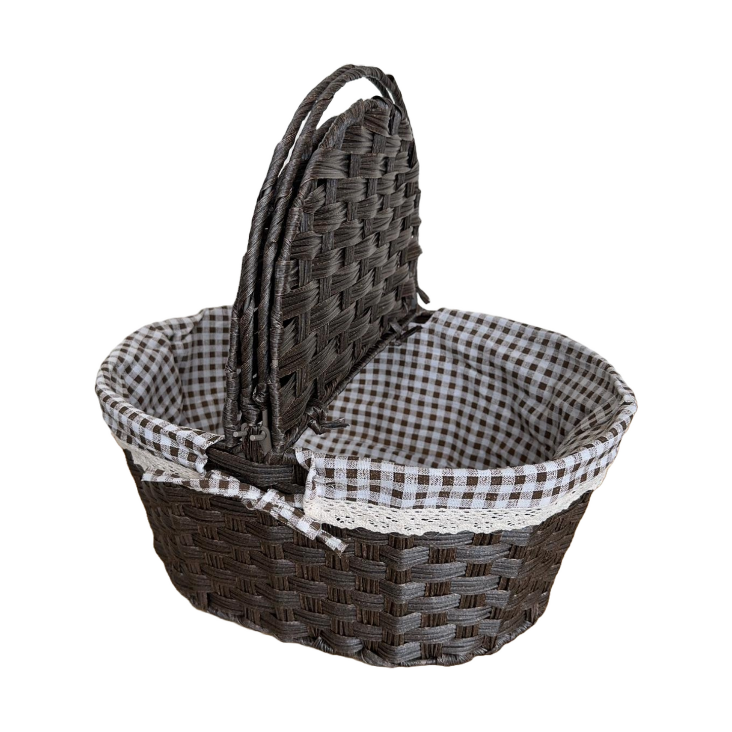 Brown Picnic Basket